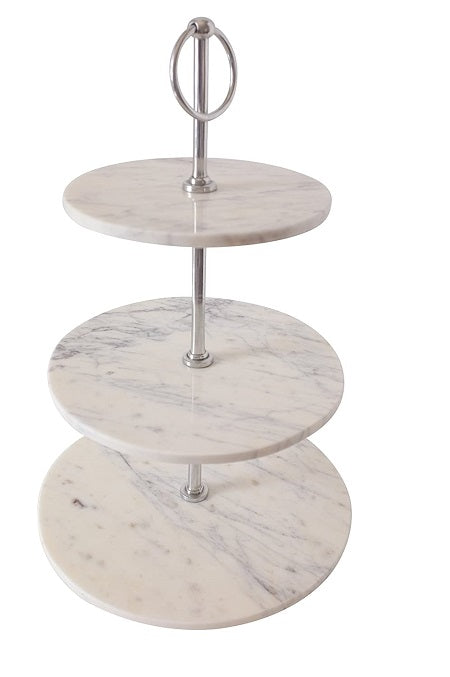 Marble Three Tier Cake Stand