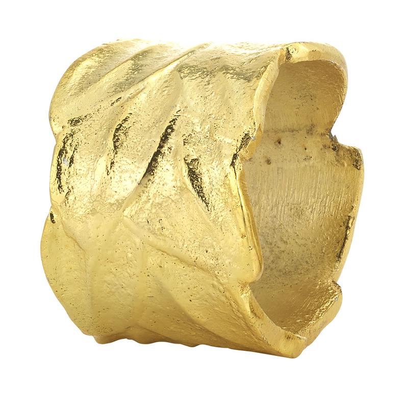 Laurel Leaf Gold Napkin Ring