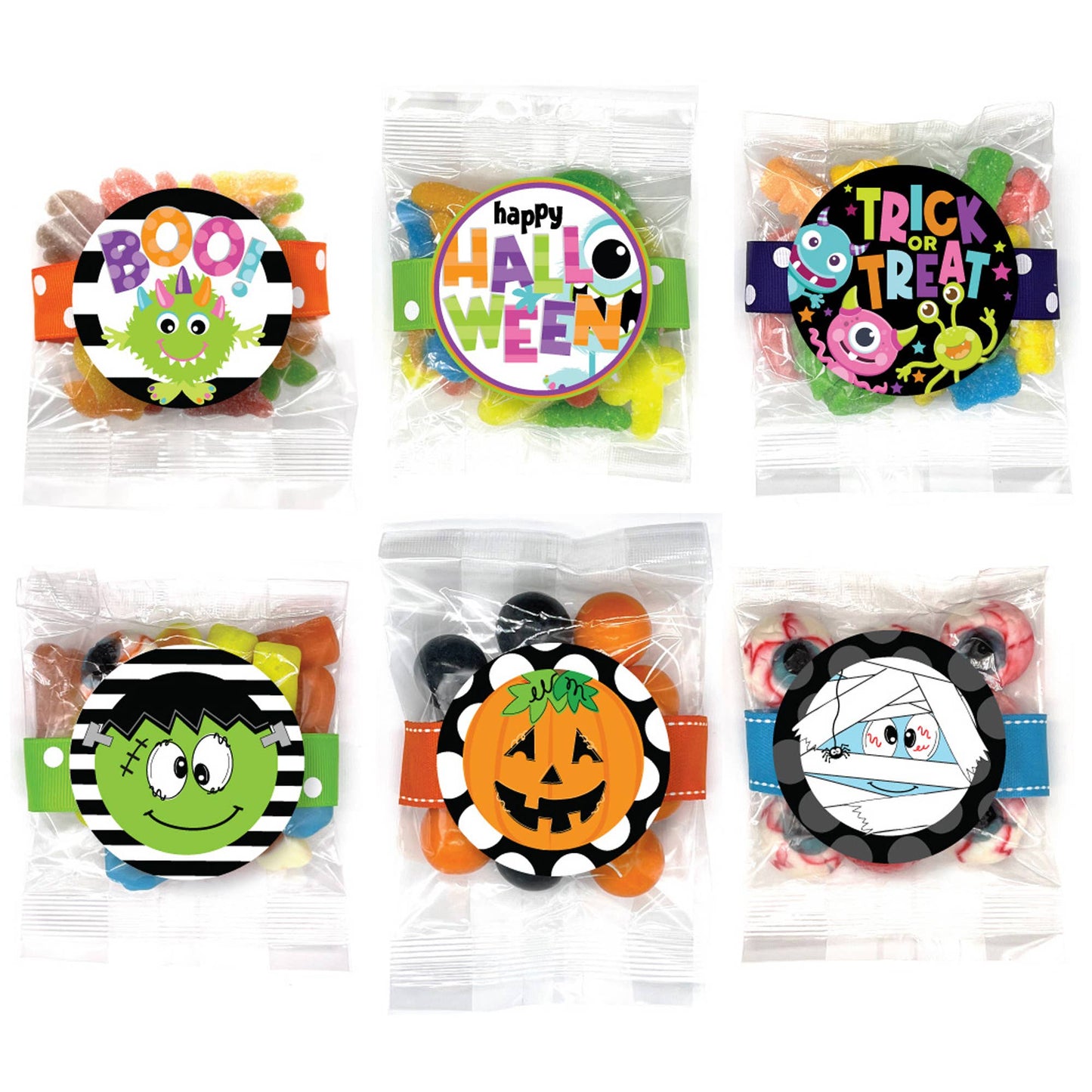 Oh, Sugar! - Halloween Candy Grab-a-Bag Asst B (Bags Only)