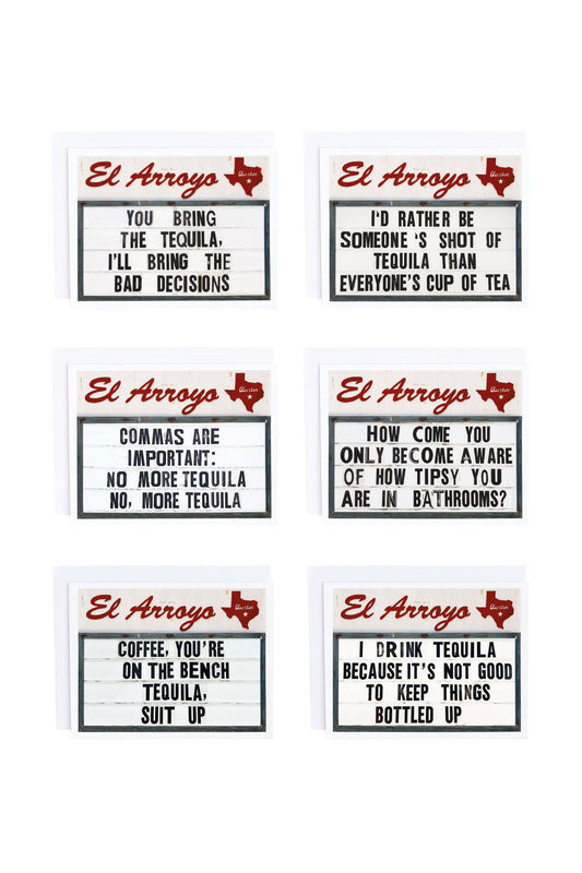 El Arroyo - Greeting Cards - Pre-Pack TEQUILA