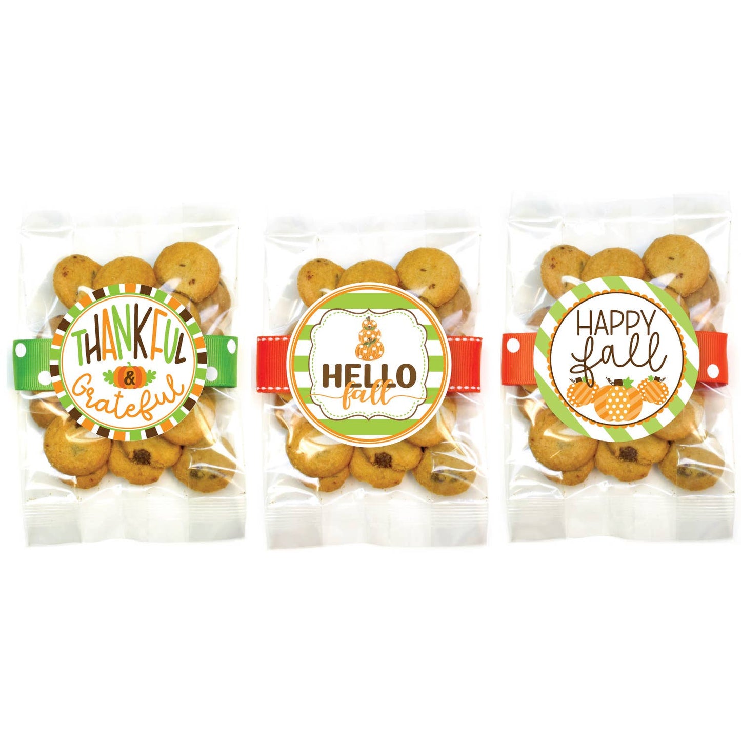 Oh, Sugar! - Cookies - Fall Small Cookie Bag Asst #2