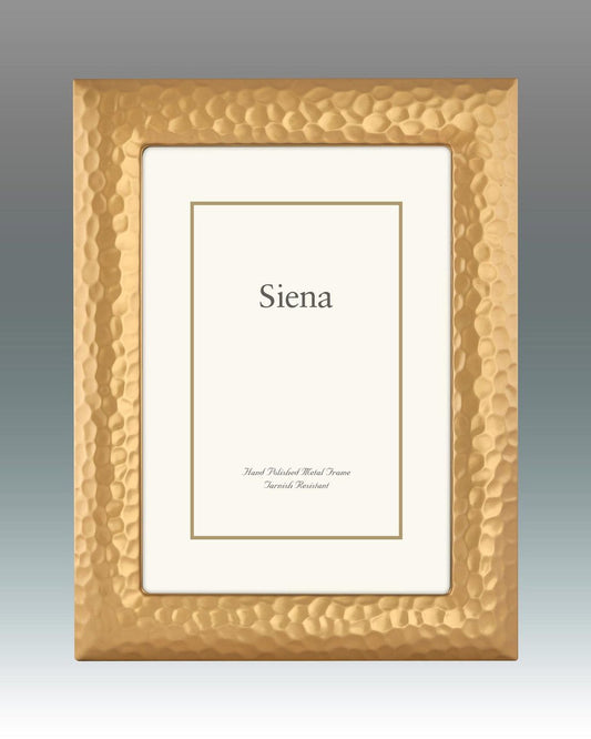 Siena Gold Plate Hammered Frame