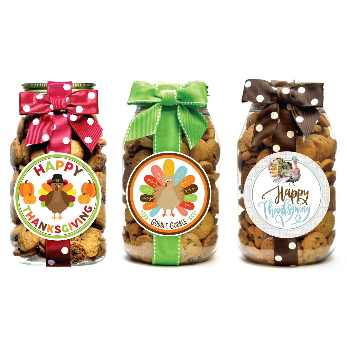 Oh, Sugar! - Cookies Thanksgiving Assortment #2 - Quart Jars