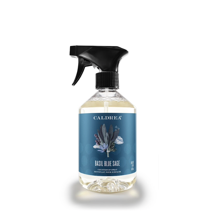 Caldrea - Basil Blue Sage Countertop Spray with Vegetable Protein