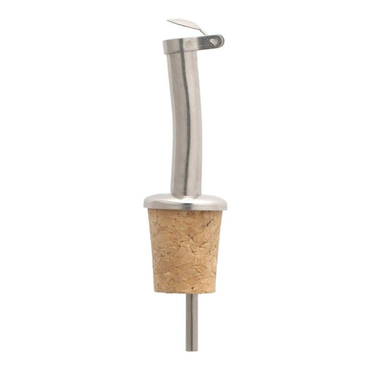 Steel Pourer With Natural Cork Stopper