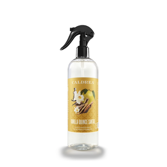 Caldrea - Vanilla Quince Santal Linen & Room Spray with Aloe Vera