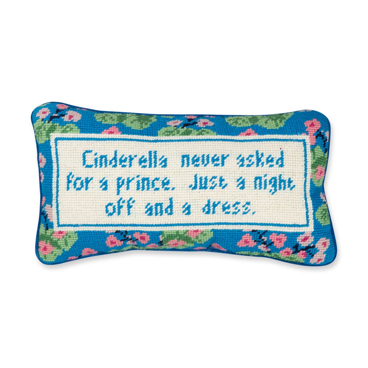 Furbish Studio - Cinderella Needlepoint Pillow