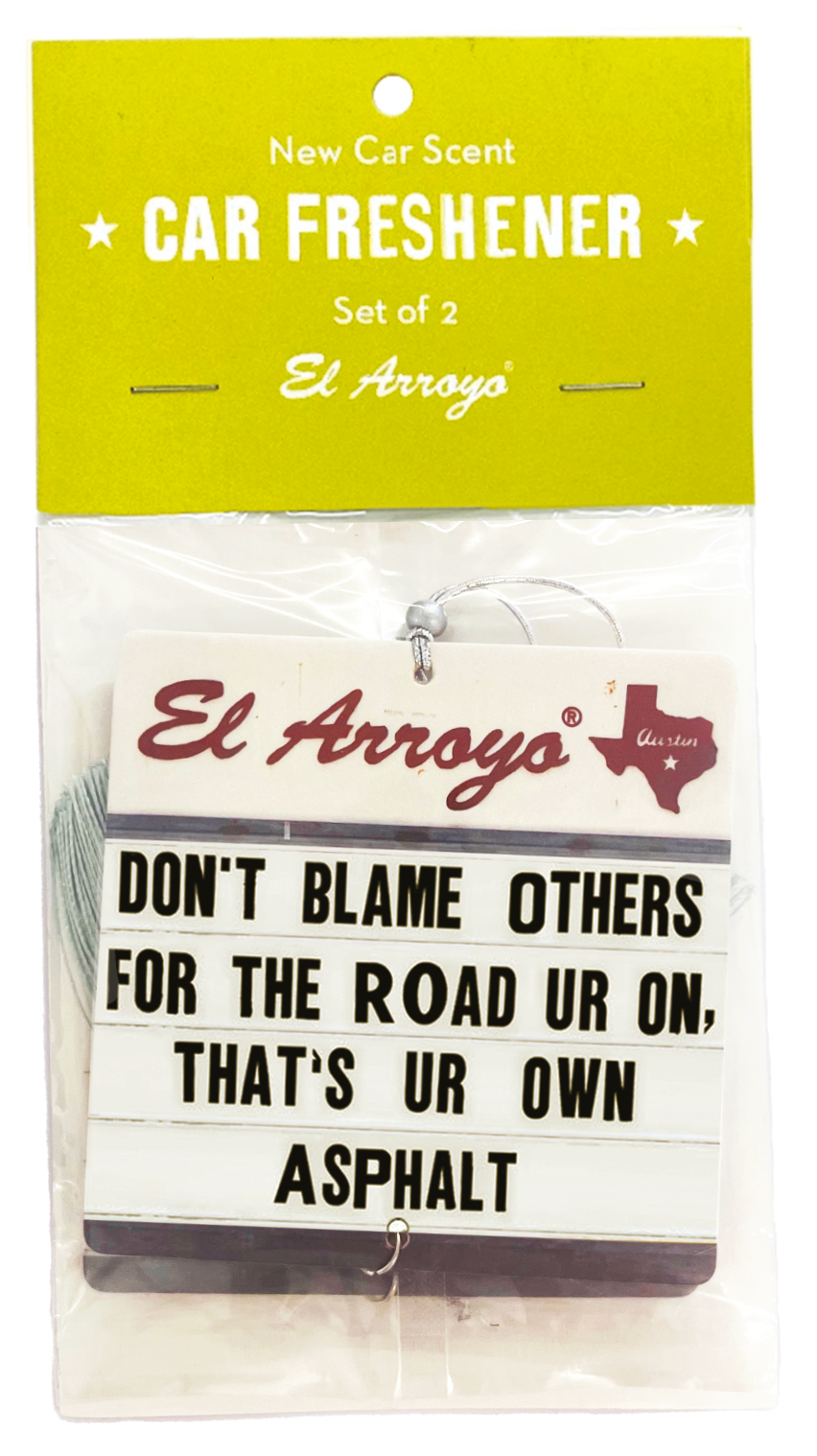 El Arroyo - Car Air Freshener (2 Pack) - Ur Own Asphalt