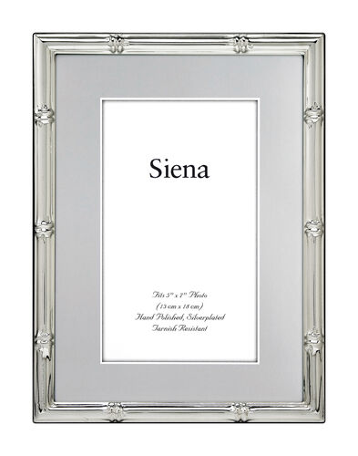 Siena Silver Plate Frame Bamboo