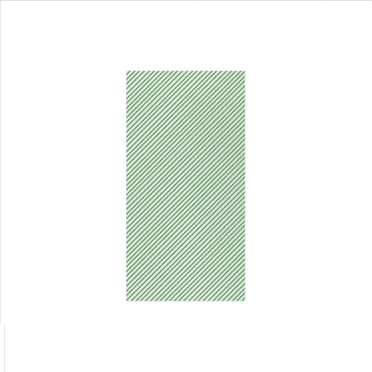 Papersoft Napkins Seersucker Green Stripe Guest Towels -Pack of 20