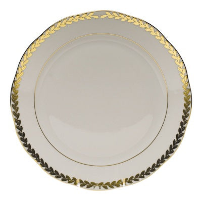 Golden Laurel Dessert Plate