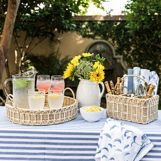 Provence Rattan Caddy