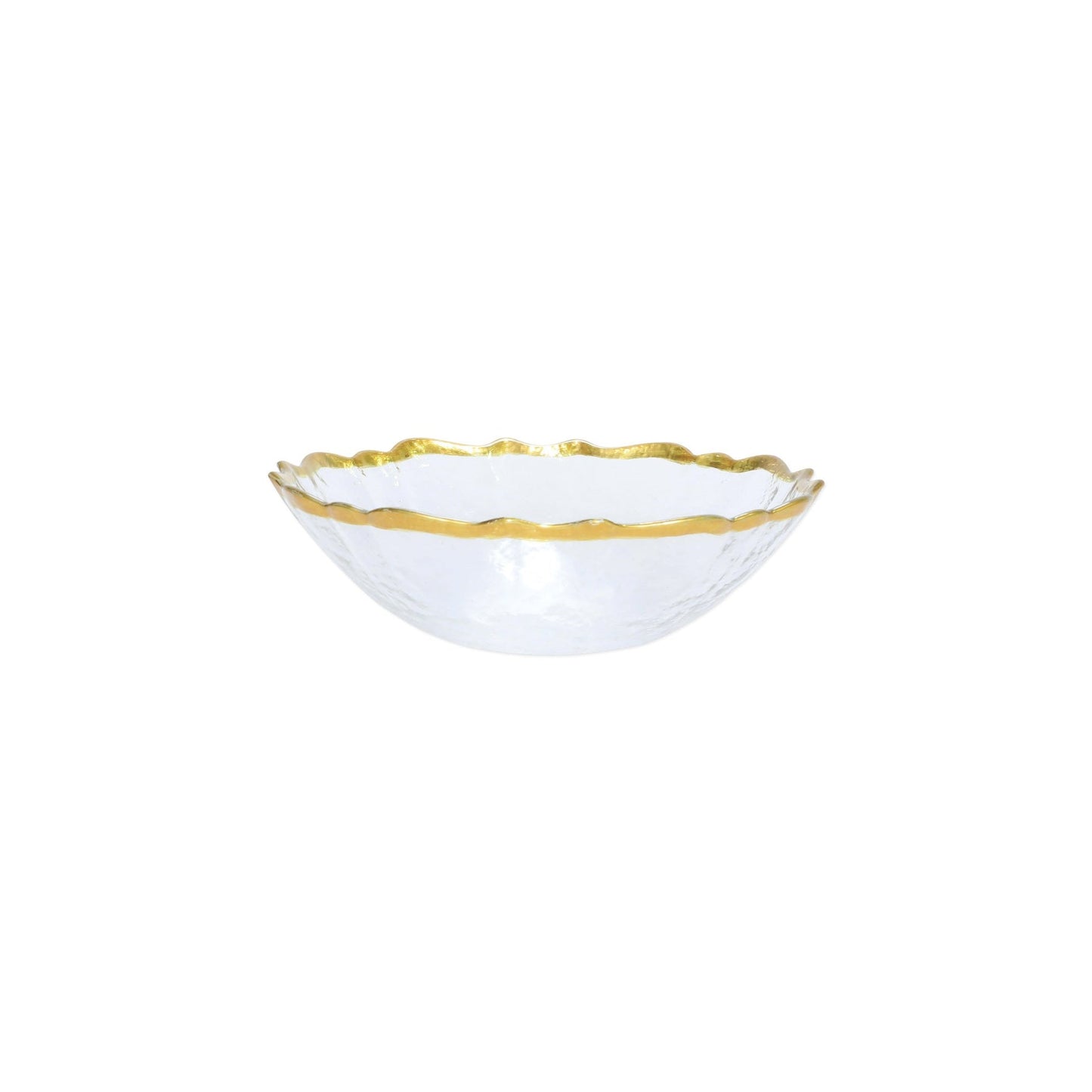 Baroque Clear Glass Small Bowl