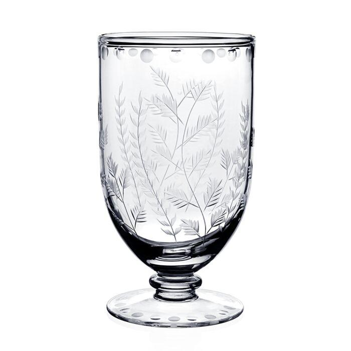 Fern Footed Vase 7 In