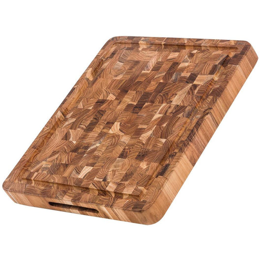 Cutting Board with Juice Canal and Hand Grips