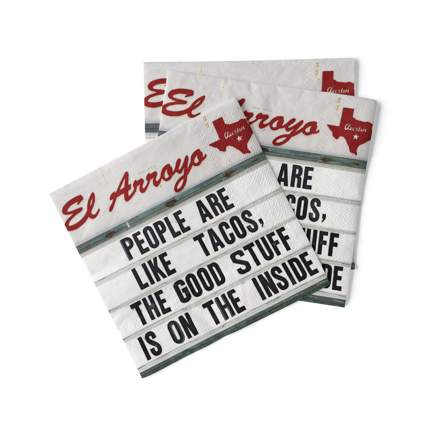 El Arroyo - Cocktail Napkins (Pack of 20) - People Are Tacos
