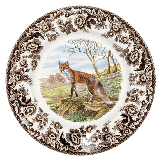 Spode Woodland Salad Plate 8 Inch (Red Fox)