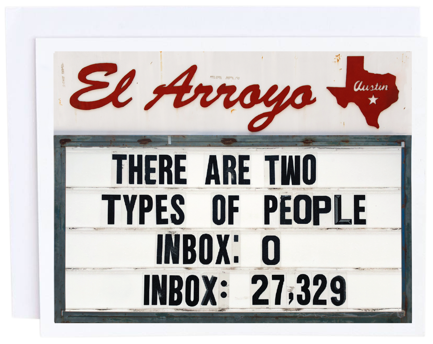 El Arroyo - Types of People Card