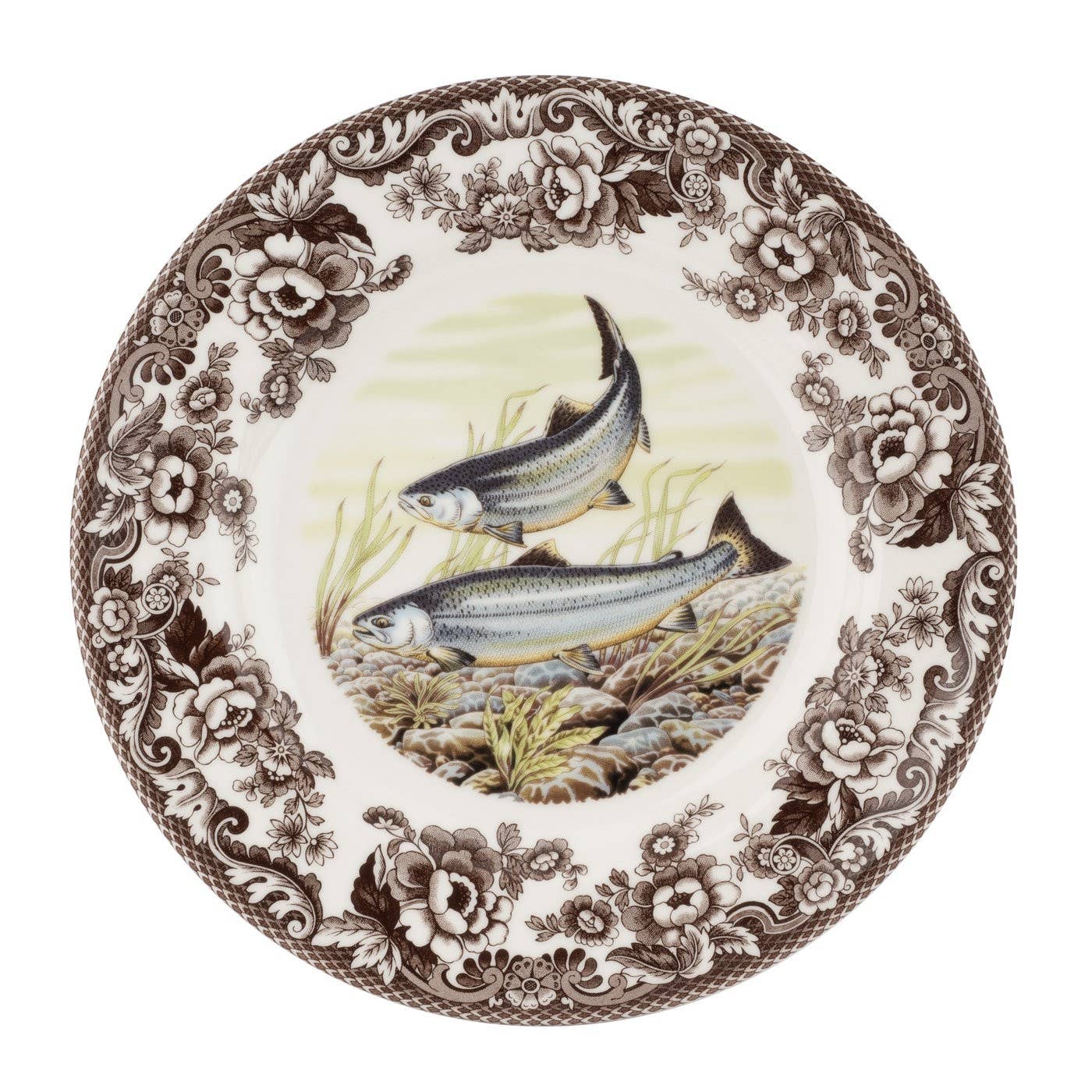 Spode Woodland Dinner Plate 10.5 Inch (King Salmon)