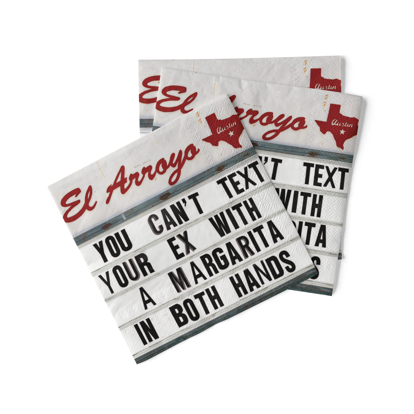 El Arroyo - Cocktail Napkins (Pack of 20) - Can't Text Your Ex