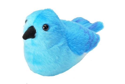 Wild Republic - Audubon II Mountain Bluebird Stuffed Animal 5.5"