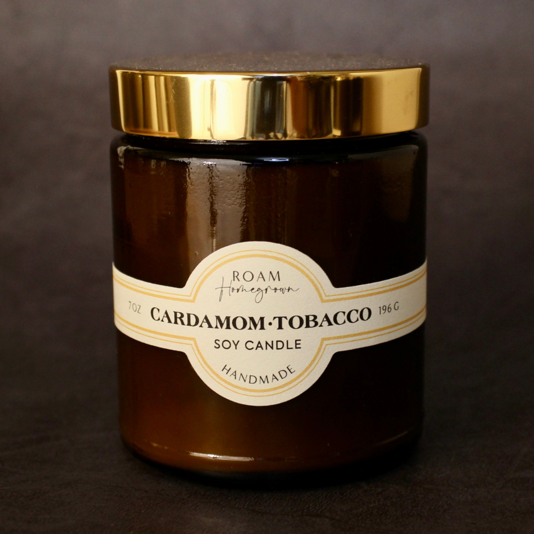 Cardamom Tobacco Luxe Soy Candle