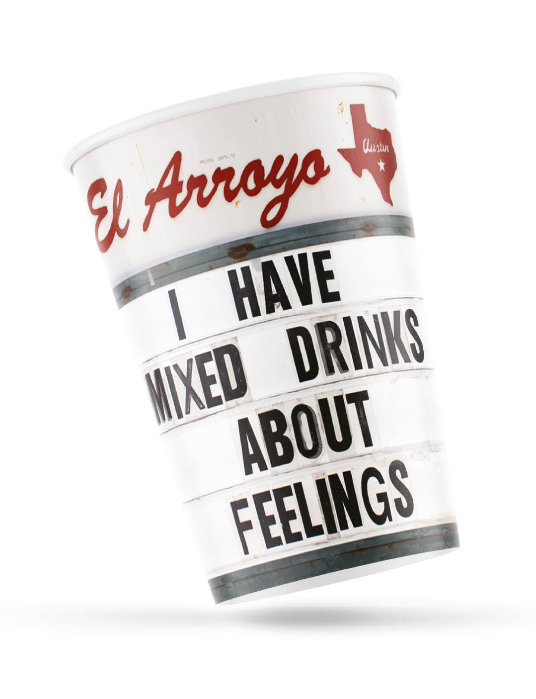 El Arroyo - 12 oz Party Cups (Pack of 12) - Mixed Drinks